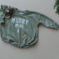 Merry Mini Oversized Sweatshirt Romper