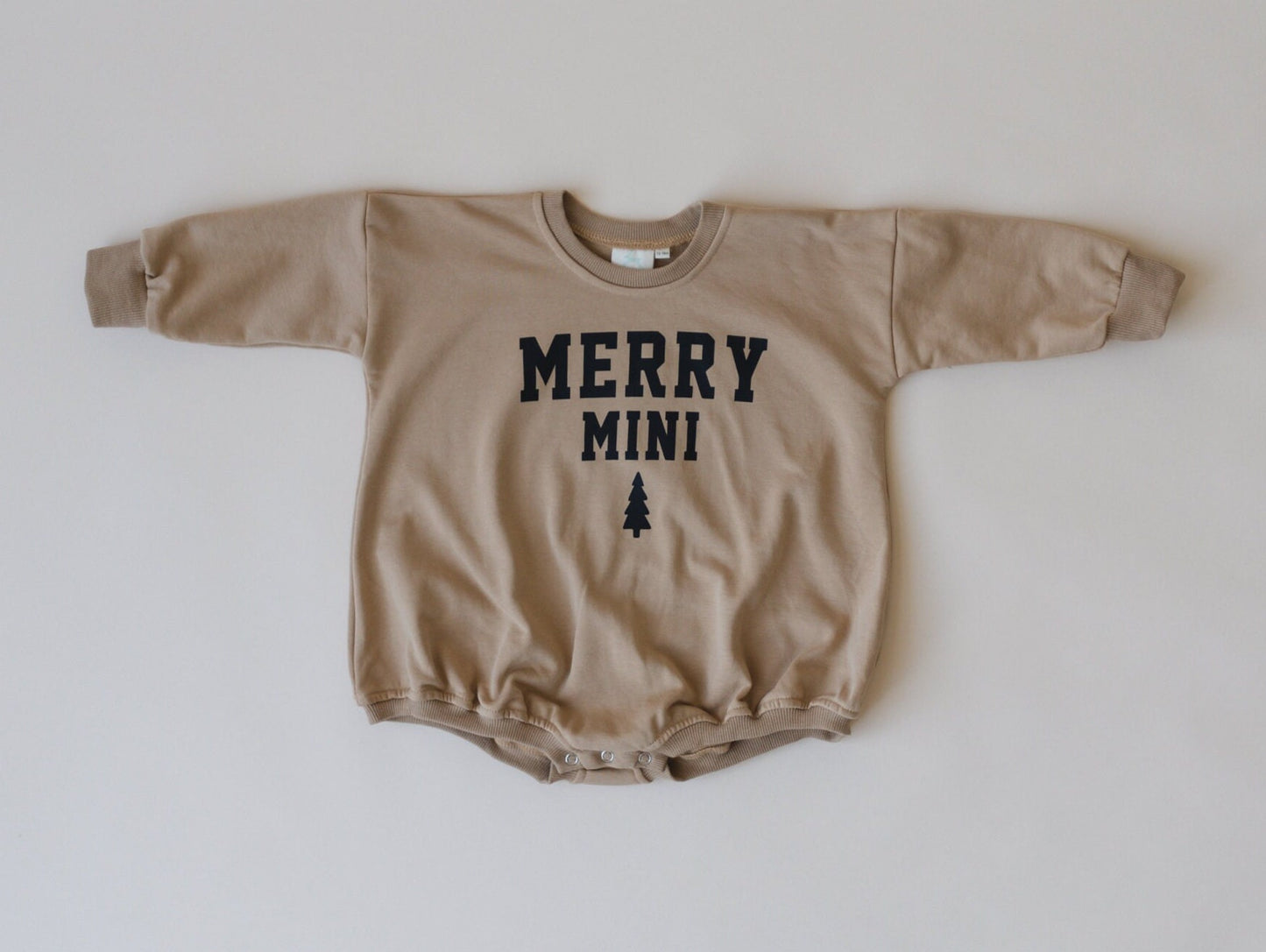 Merry Mini Oversized Sweatshirt Romper