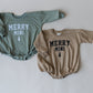 Merry Mini Oversized Sweatshirt Romper