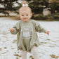 Farm Fresh Christmas Trees Oversized Sweatshirt Romper