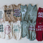Christmas Tree Truck Oversized Sweatshirt Romper