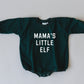 Mama's Little Elf Oversized Sweatshirt Romper