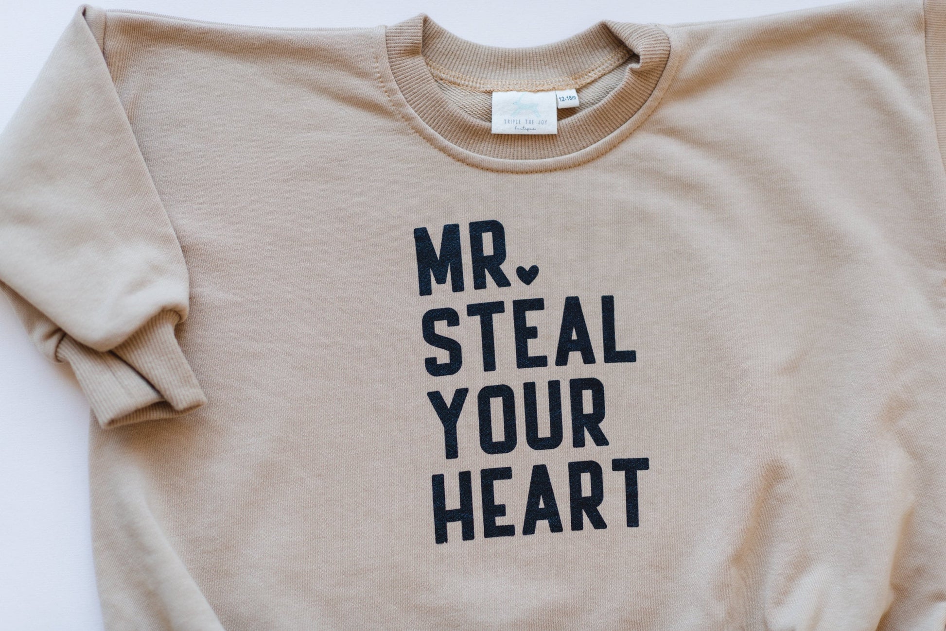 Mr. Steal Your Heart Oversized Sweatshirt Romper - more colors