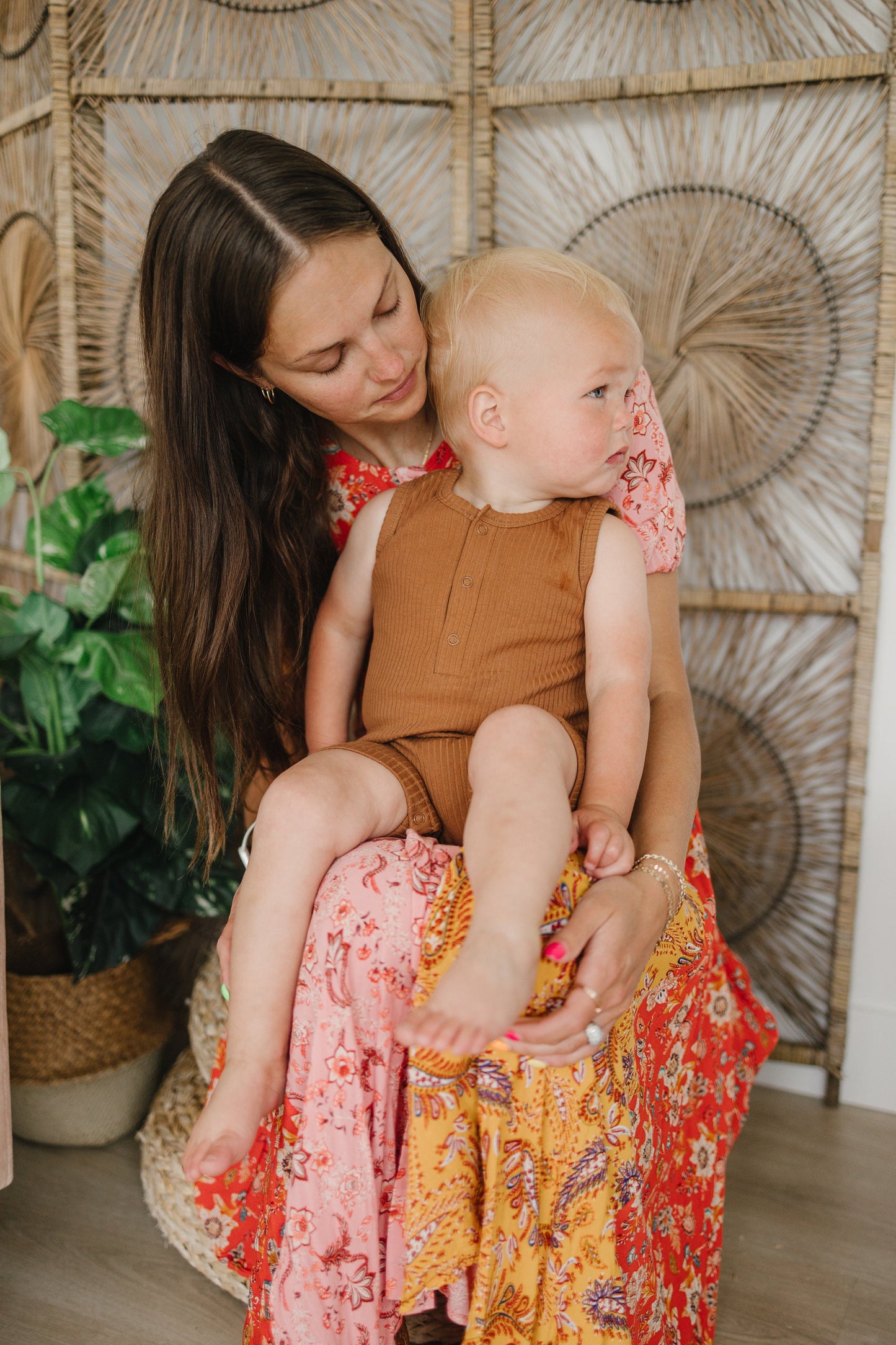 Organic Cotton Ribbed Sleeveless Romper - Baby Boy Outfit - Summer Baby Outfit - Baby Romper - Baby Clothes Boy - Ribbed Outfit - Neutral