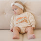 Gobble Til You Wobble Oversized Sweatshirt Romper