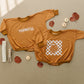 Thankful Graphic Oversized Bamboo Sweatshirt Romper