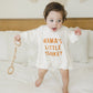 Mama's Little Turkey Thanksgiving Oversized Bamboo Sweatshirt Romper