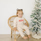MERRY Graphic Organic Cotton 2pc Jogger Set - Baby Sweatsuit - Crewneck Sweatshirt & Pants - Christmas Baby Outfit Winter - Girl Boy Outfit