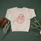 Vintage Santa Graphic Organic Cotton 2pc Jogger Set - Baby Sweatsuit - Crewneck Sweatshirt & Pants - Christmas Baby Outfit Winter - Outfit