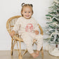 Vintage Santa Graphic Organic Cotton 2pc Jogger Set - Baby Sweatsuit - Crewneck Sweatshirt & Pants - Christmas Baby Outfit Winter - Outfit