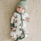 Christmas Tree-Rex Dino Bamboo Zippy Romper
