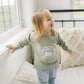 Farm Fresh Christmas Trees Graphic Crewneck Sweatshirt - Baby and Toddler Boy or Girl Outfit - Sweatshirt Shirt Outfit - Winter Crew Neck