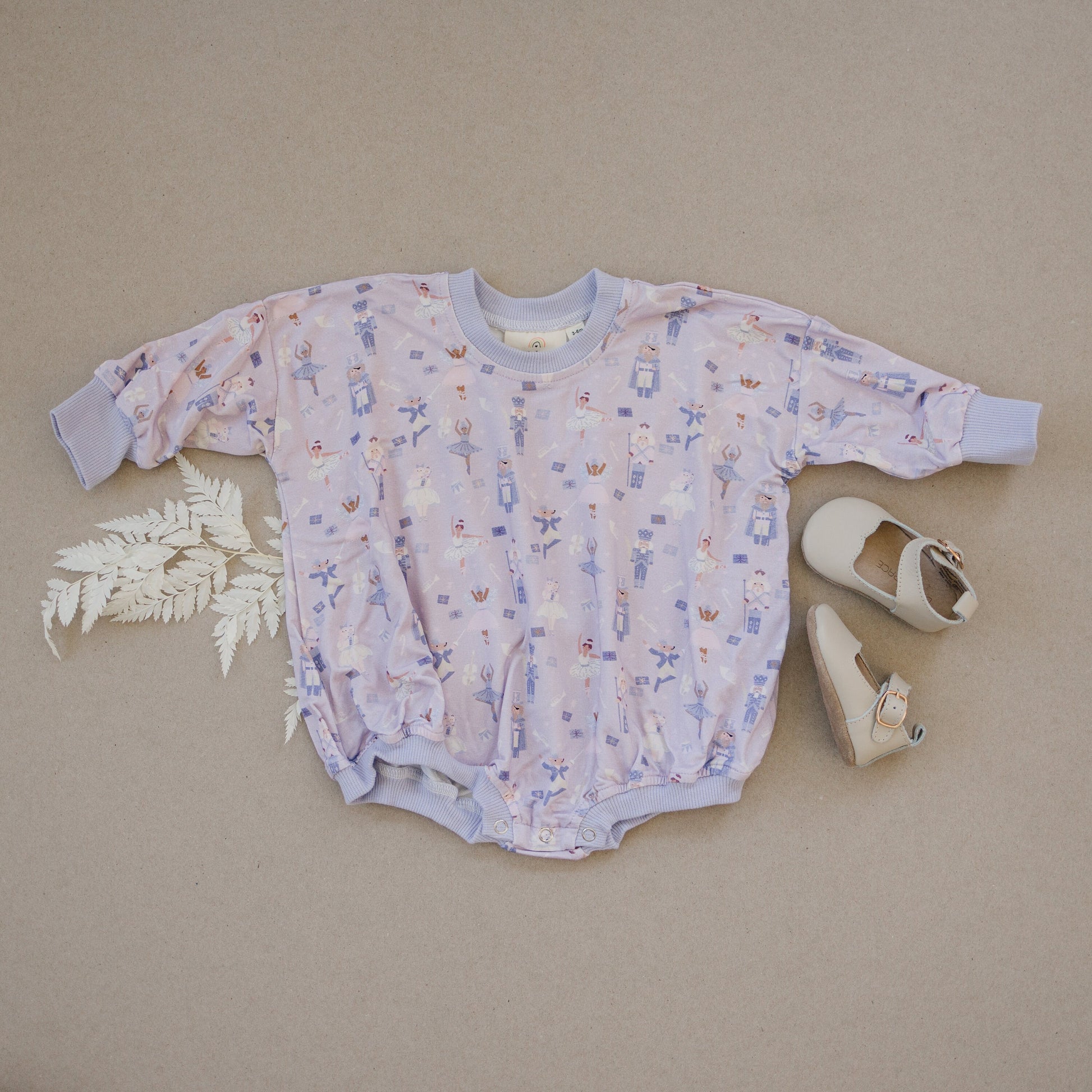 Nutcracker Bamboo Bubble Romper