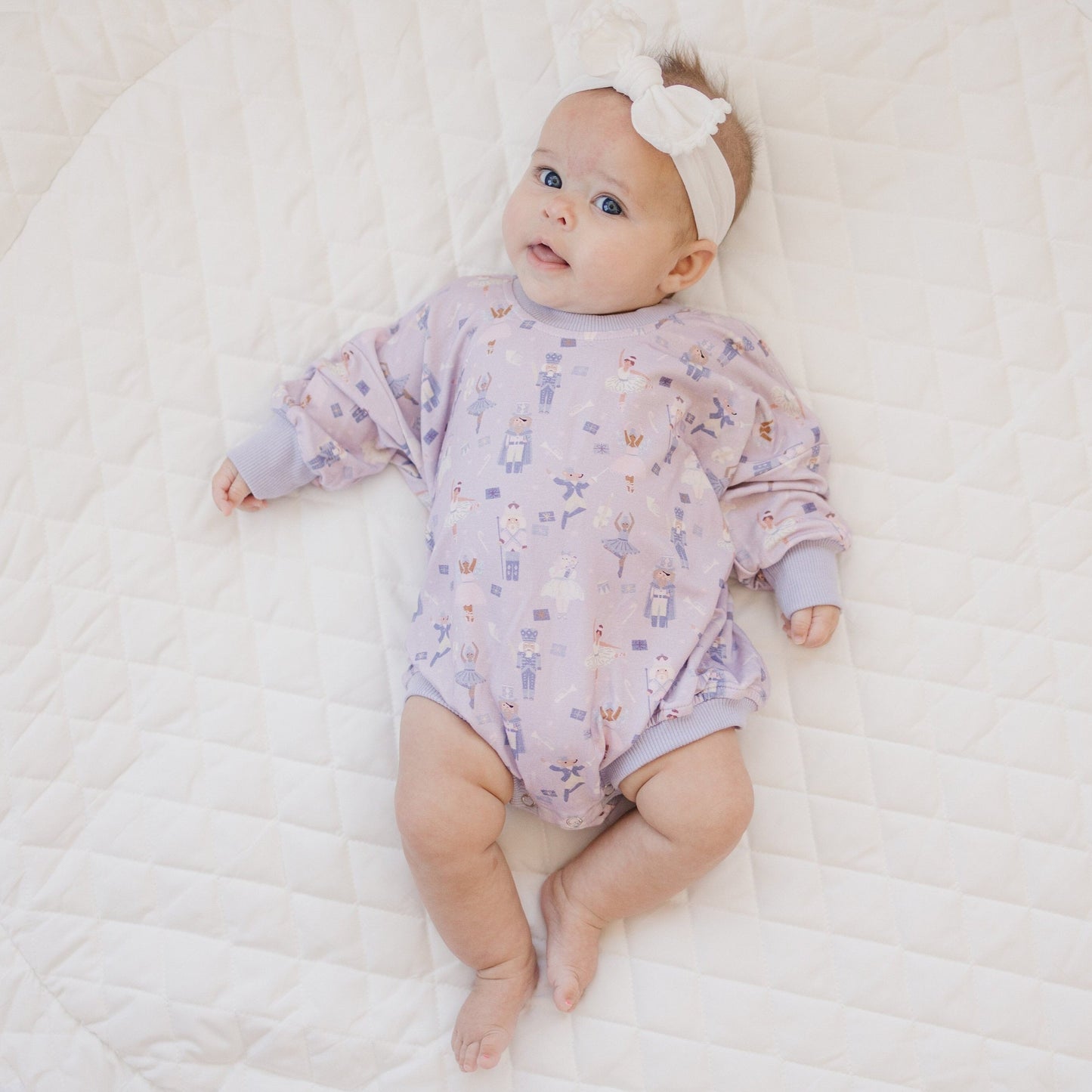 Nutcracker Bamboo Bubble Romper