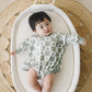Checkered Christmas Tree Bamboo Bubble Romper