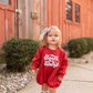 Santa Baby Oversized Sweatshirt Romper