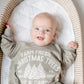 Farm Fresh Christmas Trees Oversized Sweatshirt Romper