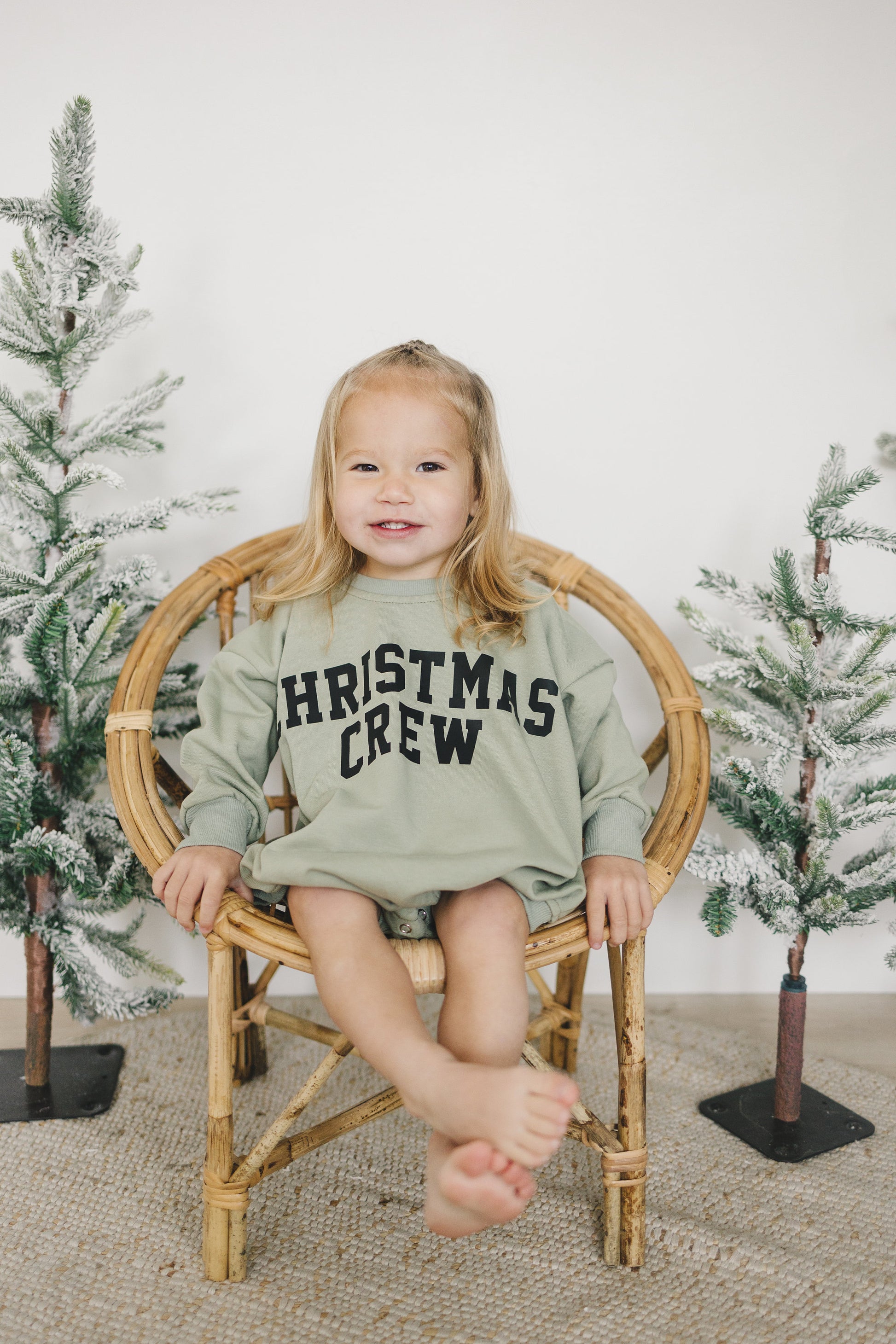 Christmas Crew Oversized Sweatshirt Romper