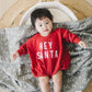 Hey Santa Oversized Sweatshirt Romper