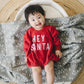 Hey Santa Oversized Sweatshirt Romper