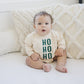 HO HO HO Christmas Oversized Sweatshirt Romper