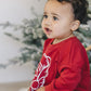 Vintage Santa Graphic Oversized Sweatshirt Romper