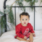 Vintage Santa Graphic Oversized Sweatshirt Romper