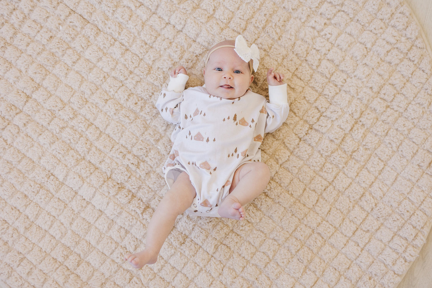 Cozy Cabins Bamboo Bubble Romper