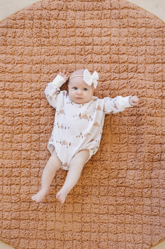 Cozy Cabins Bamboo Bubble Romper