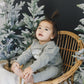 Farm Fresh Christmas Trees Graphic Organic Cotton 2pc Jogger Set - Sweatsuit - Crewneck Sweatshirt & Pants - Winter - Girl Boy Outfit