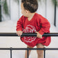 Vintage Santa Graphic Oversized Sweatshirt Romper