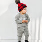 MERRY Graphic Organic Cotton Crewneck Sweatshirt - Baby Sweatshirt - Toddler Crewneck Sweatshirt - Christmas Baby Winter - Girl Boy Crew