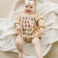 ABC I Love You Oversized Sweatshirt Romper