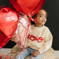 XOXO Hand Embroidered Chunky Knit Sweater for Babies & Toddlers - Valentine's Day Embroidered Baby Sweater - Baby Boy or Girl - Red VDay