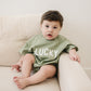 LUCKY Oversized T-Shirt Romper - Baby Girl or Boy Bubble Romper - St. Patrick's Day Outfit - Lucky - St. Patty's Day - St Paddys