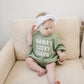 MAMA'S LUCKY CHARM Oversized T-Shirt Romper - Baby Girl or Boy Bubble Romper - St. Patrick's Day Outfit - Lucky - St. Patty's Day St Paddys